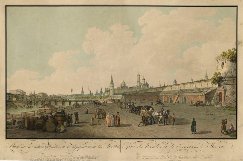 Looked like the Moscow of the late XVIII century before the great fire of 1812 Looked like the Moscow of the late XVIII century before the great fire of 1812
