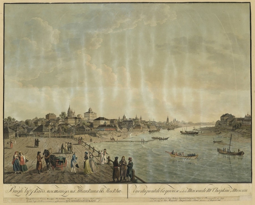 Looked like the Moscow of the late XVIII century before the great fire of 1812 Looked like the Moscow of the late XVIII century before the great fire of 1812