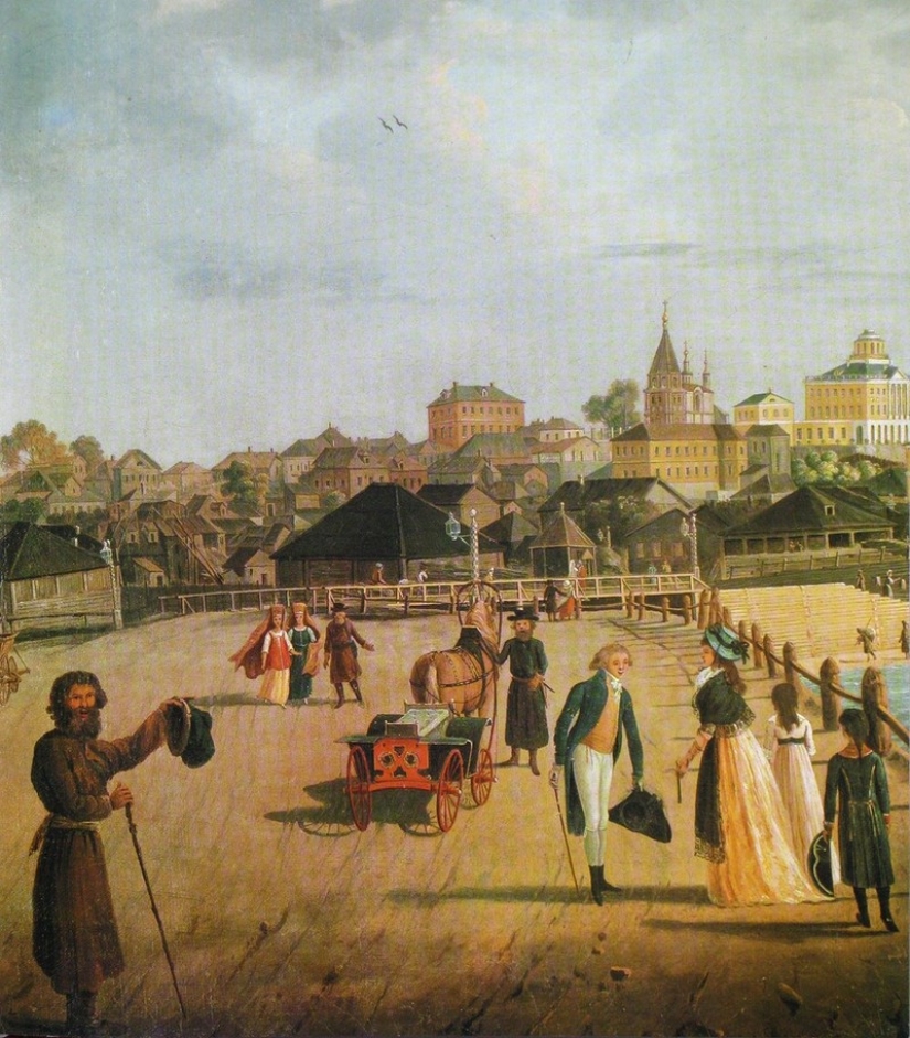 Looked like the Moscow of the late XVIII century before the great fire of 1812 Looked like the Moscow of the late XVIII century before the great fire of 1812