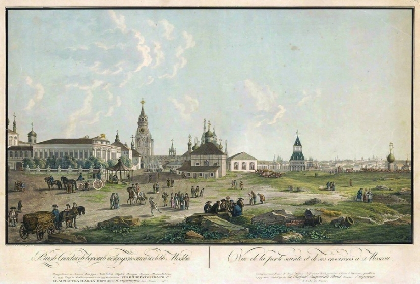 Looked like the Moscow of the late XVIII century before the great fire of 1812 Looked like the Moscow of the late XVIII century before the great fire of 1812