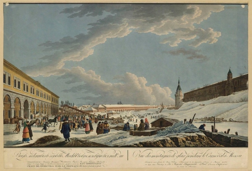 Looked like the Moscow of the late XVIII century before the great fire of 1812 Looked like the Moscow of the late XVIII century before the great fire of 1812