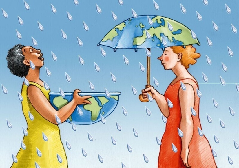 Los defectos y problemas de la sociedad en un surrealista ilustraciones por Christina Bernazzani Los defectos y problemas de la sociedad en un surrealista ilustraciones por Christina Bernazzani