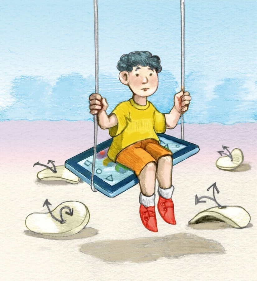Los defectos y problemas de la sociedad en un surrealista ilustraciones por Christina Bernazzani Los defectos y problemas de la sociedad en un surrealista ilustraciones por Christina Bernazzani
