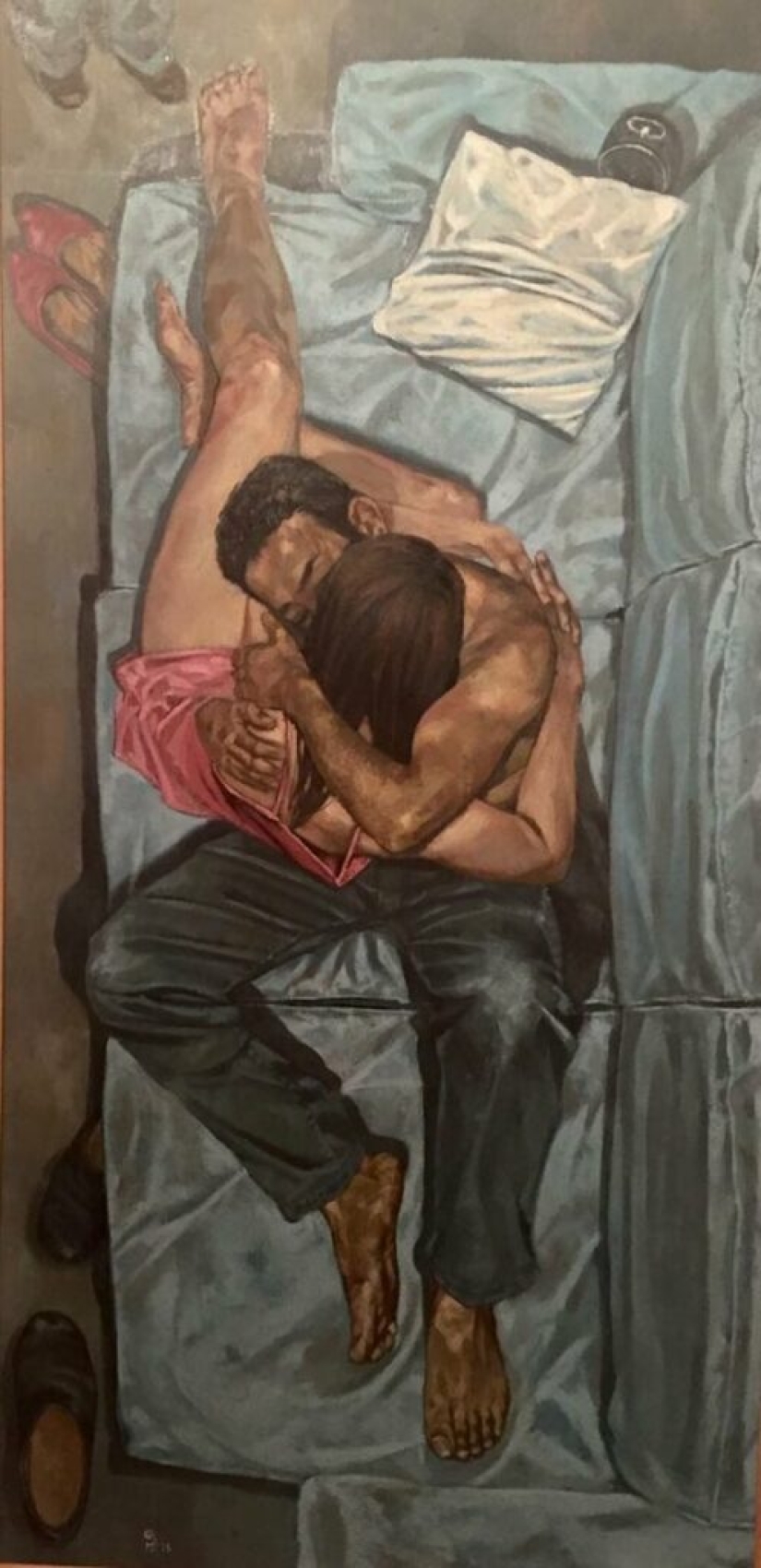 Los destinos de las mujeres en las pinturas del artista egipcio Walid Ebeid