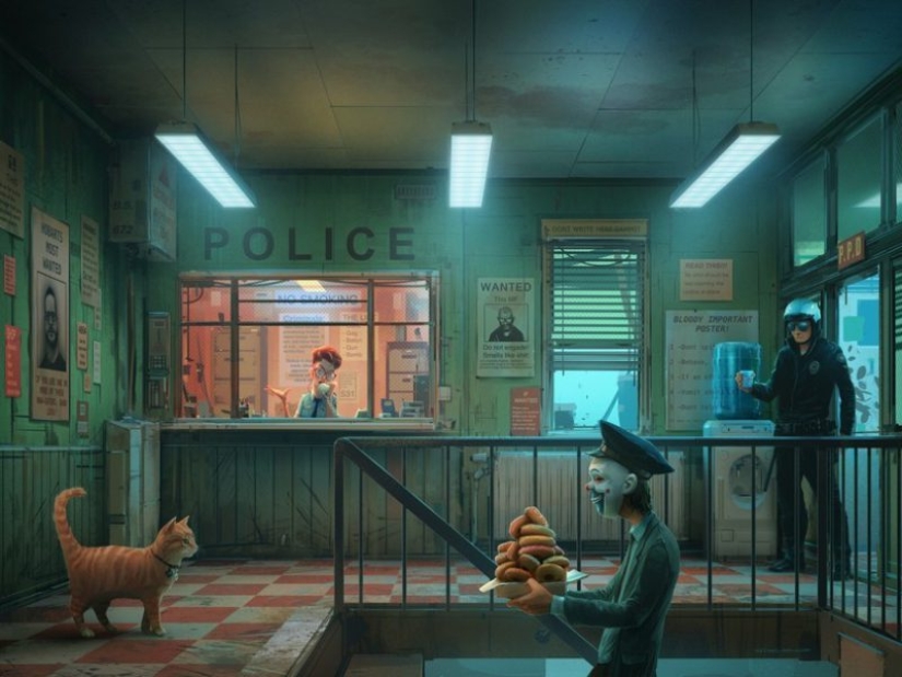 Los fantásticos mundos de colores de Nikolai Lockertsen