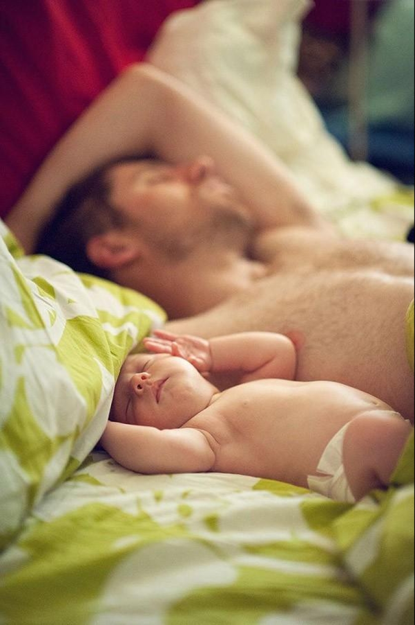 Los hijos en estas fotos son la viva imagen de los padres. Y viceversa