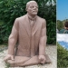 Los monumentos de la era socialista desde el Parque-Museo "memento" en Hungría