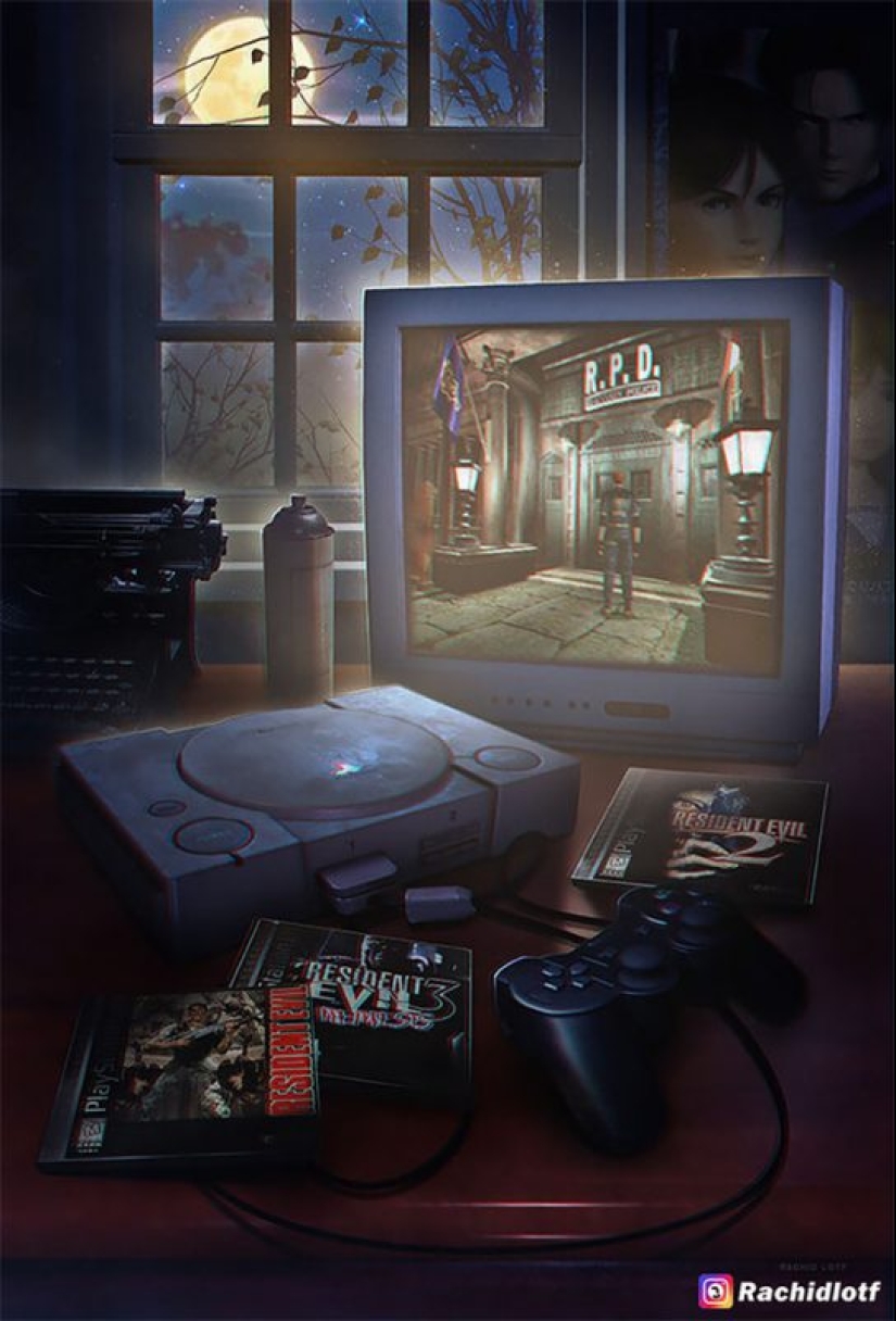 Los niños de los años 90: el artista muestra en sus obras la nostalgia de los viejos juegos de video