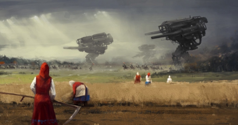 Los Robots, los caballeros y los monstruos: el místico mundo de Jakub Rozalski Los Robots, los caballeros y los monstruos: el místico mundo de Jakub Rozalski