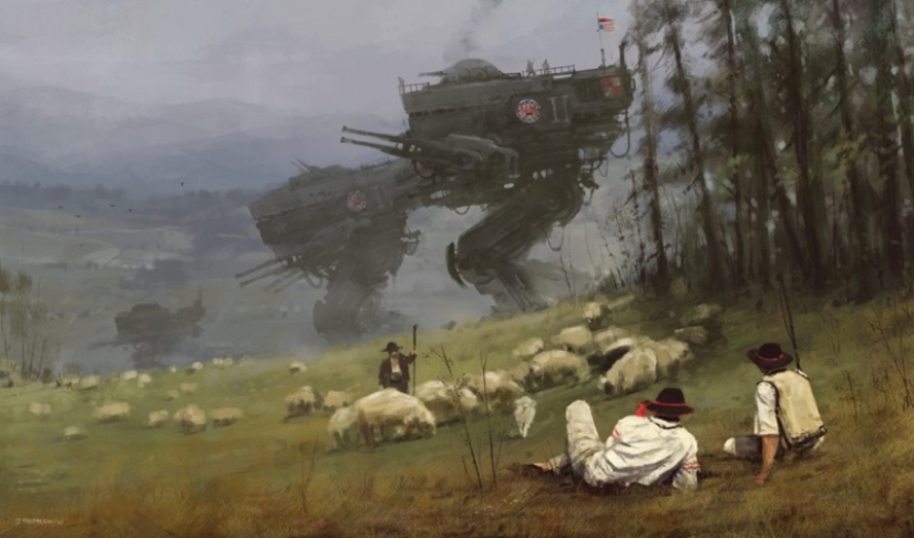 Los Robots, los caballeros y los monstruos: el místico mundo de Jakub Rozalski Los Robots, los caballeros y los monstruos: el místico mundo de Jakub Rozalski