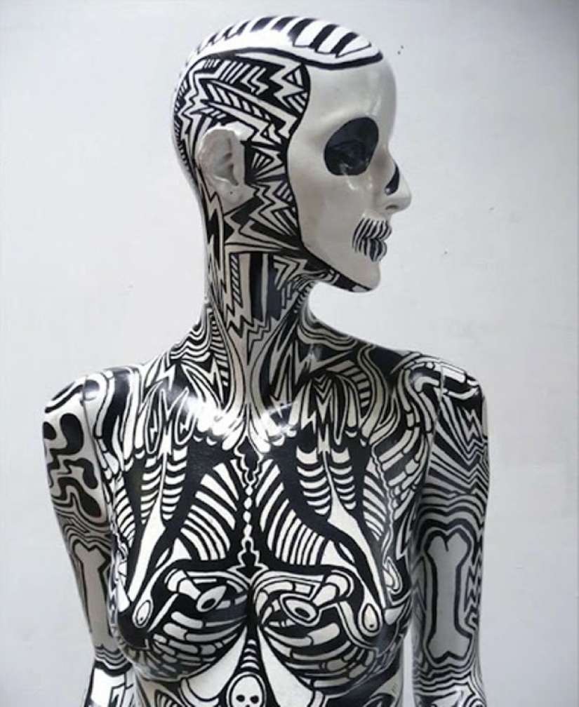 Lost Face, or the Evolution of Mannequins from Realism to Primitiveness