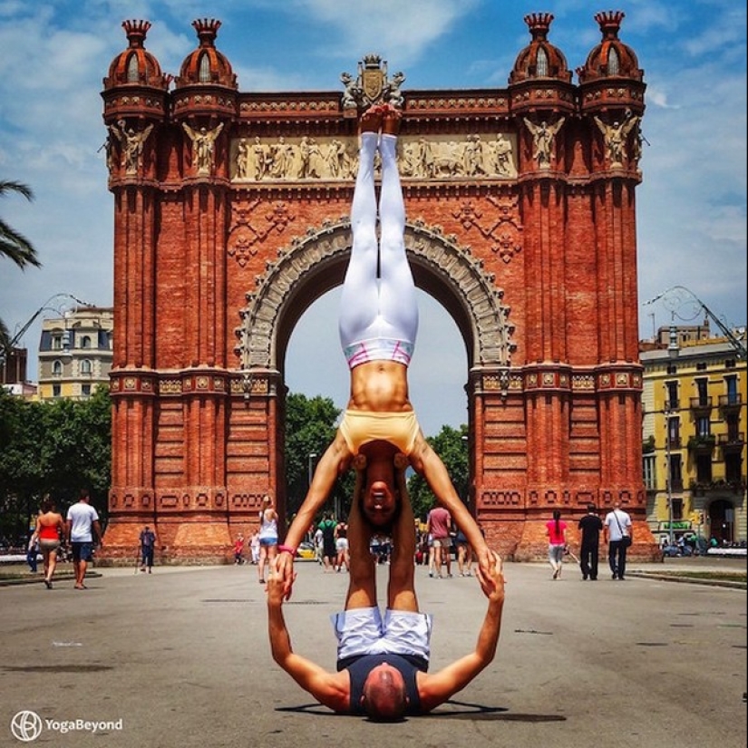Love and yoga can be practiced anywhere Love and yoga can be practiced anywhere