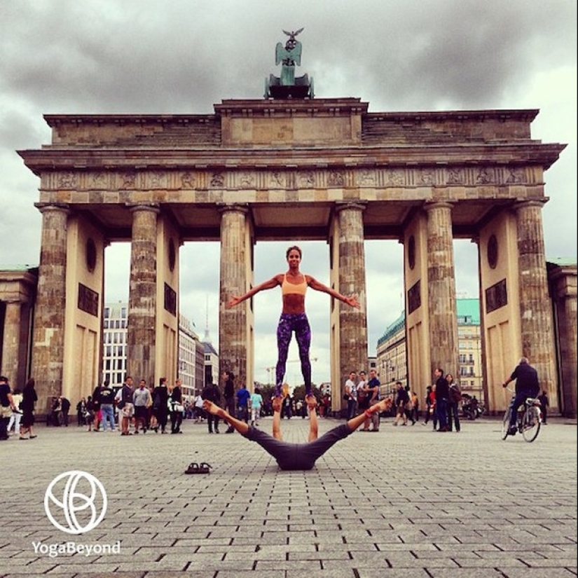 Love and yoga can be practiced anywhere Love and yoga can be practiced anywhere
