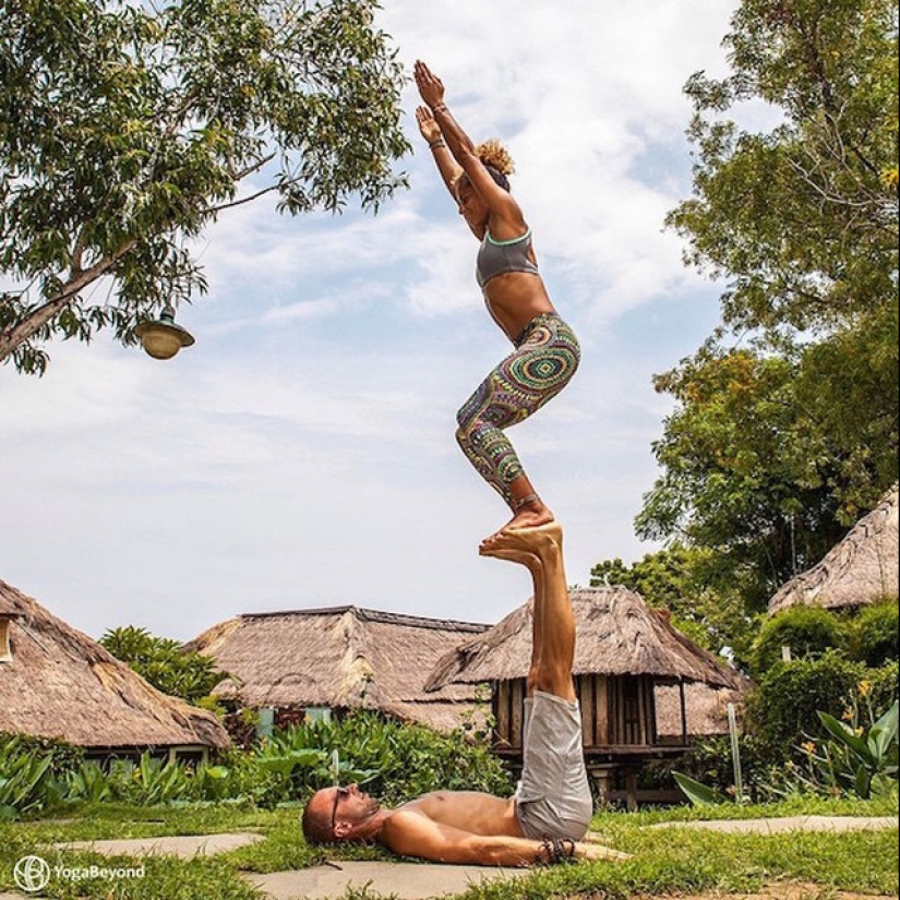 Love and yoga can be practiced anywhere Love and yoga can be practiced anywhere