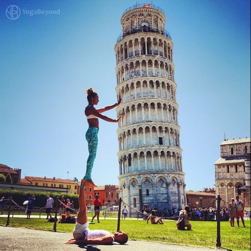 Love and yoga can be practiced anywhere Love and yoga can be practiced anywhere