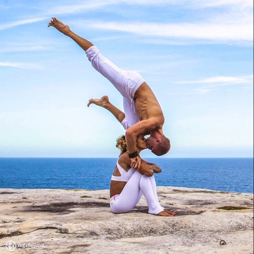 Love and yoga can be practiced anywhere Love and yoga can be practiced anywhere