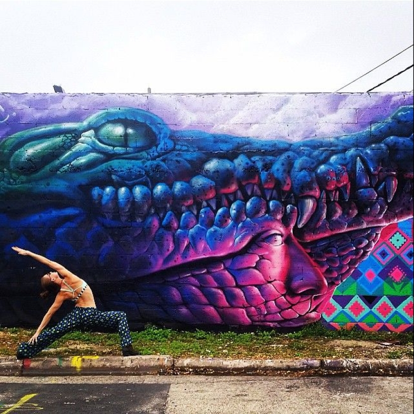 Love and yoga can be practiced anywhere Love and yoga can be practiced anywhere