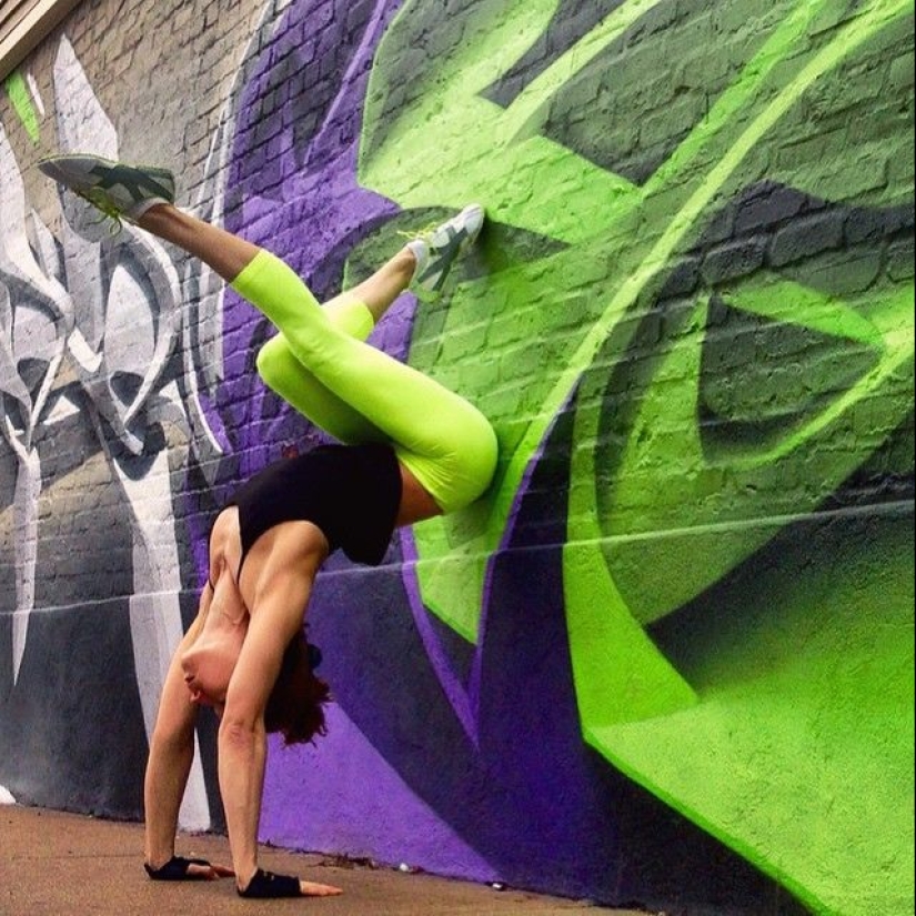 Love and yoga can be practiced anywhere Love and yoga can be practiced anywhere