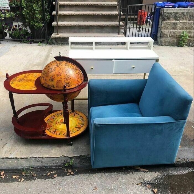 Lucky, so lucky! 40 great things from New York that someone threw away