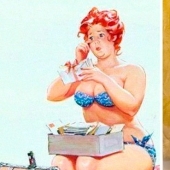 Luxurious Hilda in a modern interpretation: a woman recreated the images of the famous pin-up BBW from the 50s Luxurious Hilda in a modern interpretation: a woman recreated the images of the famous pin-up BBW from the 50s