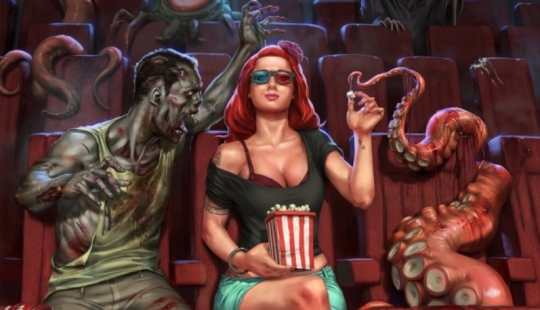 Maestro del terror escalofriante Flavio Greco Paglia