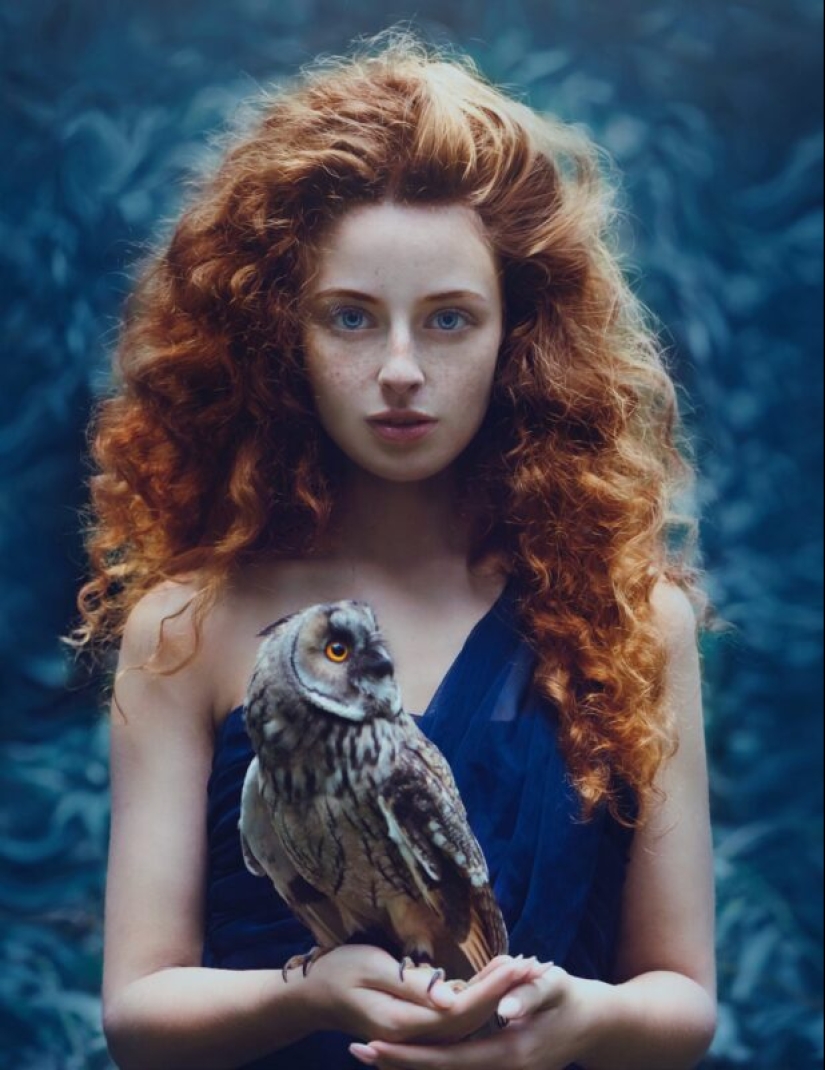 Magical photo shoot with animals Anastasiya Dobrovolskaya