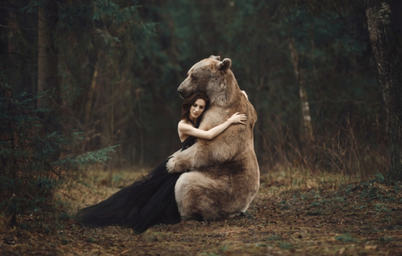 Magical photo shoot with animals Anastasiya Dobrovolskaya