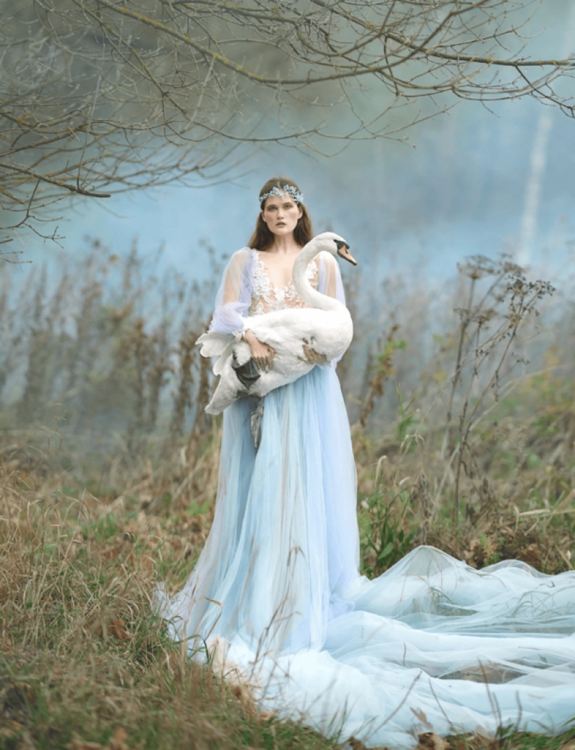 Magical photo shoot with animals Anastasiya Dobrovolskaya