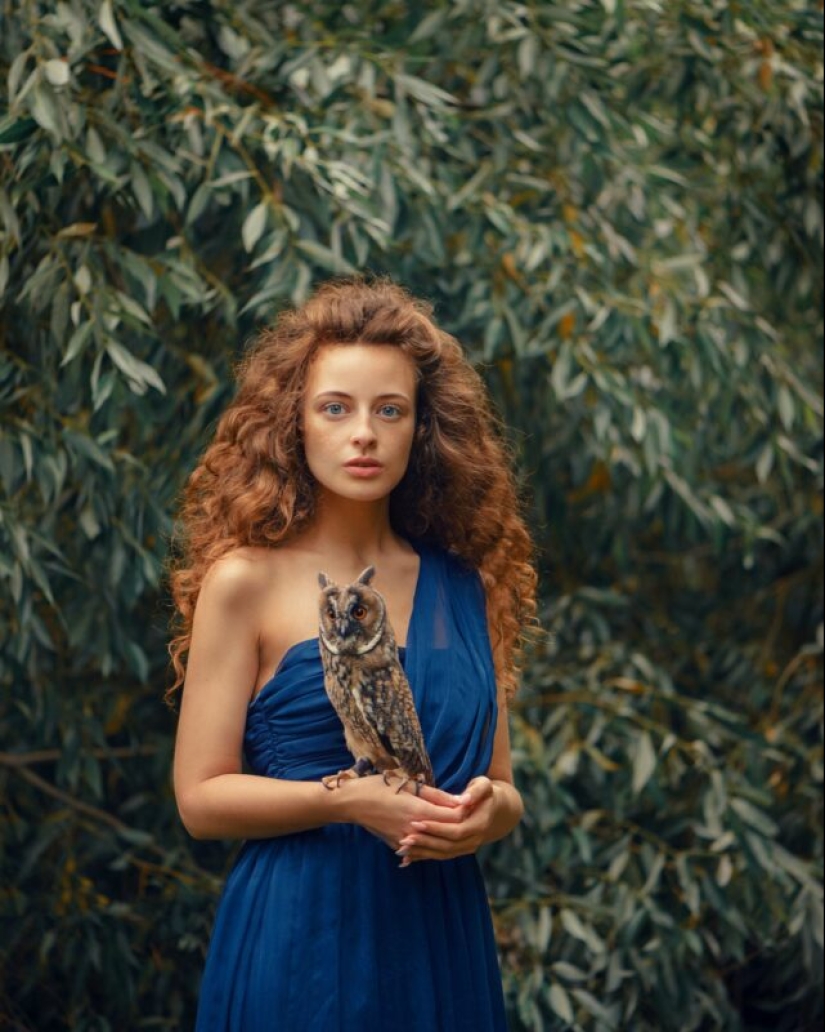 Magical photo shoot with animals Anastasiya Dobrovolskaya