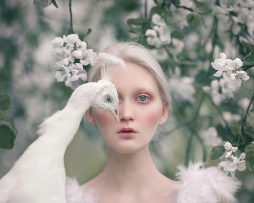 Magical photo shoot with animals Anastasiya Dobrovolskaya
