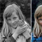 Making memories: colorazione famous black and white photo Making memories: colorazione famous black and white photo