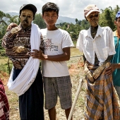 Manene Festival, during which the Toraja people dig up the bodies of their deceased relatives Manene Festival, during which the Toraja people dig up the bodies of their deceased relatives