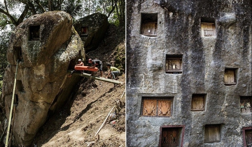 Manene Festival, during which the Toraja people dig up the bodies of their deceased relatives