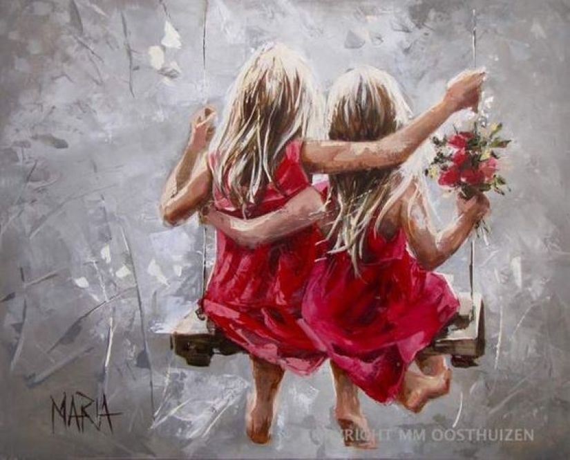María Magdalena Oosthuizen: el artista de la pintura de su propia felicidad