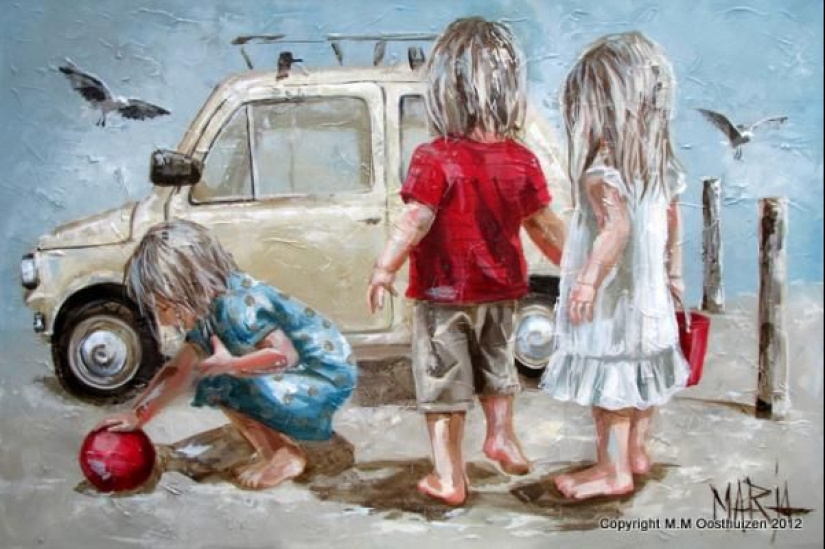 María Magdalena Oosthuizen: el artista de la pintura de su propia felicidad