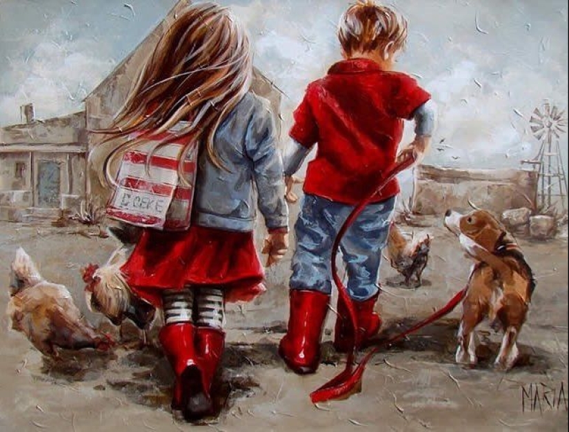 María Magdalena Oosthuizen: el artista de la pintura de su propia felicidad