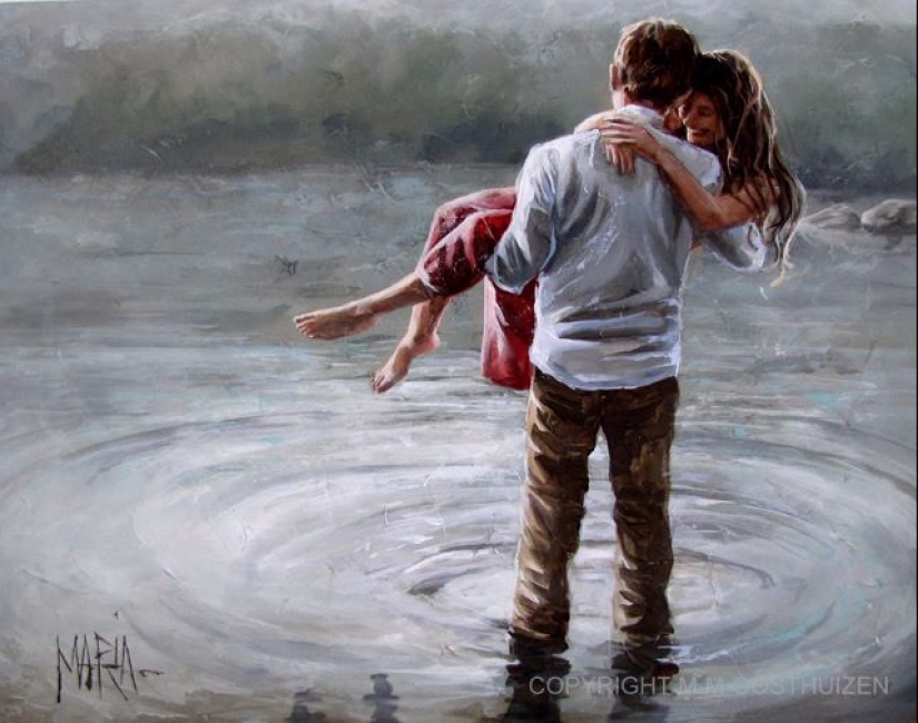 María Magdalena Oosthuizen: el artista de la pintura de su propia felicidad