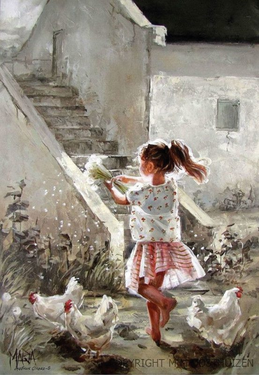 María Magdalena Oosthuizen: el artista de la pintura de su propia felicidad