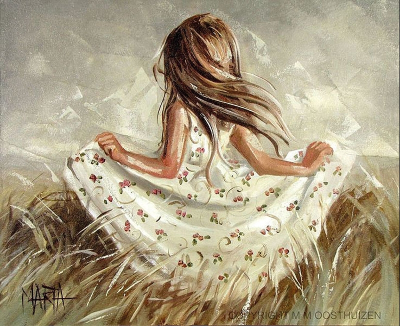 María Magdalena Oosthuizen: el artista de la pintura de su propia felicidad