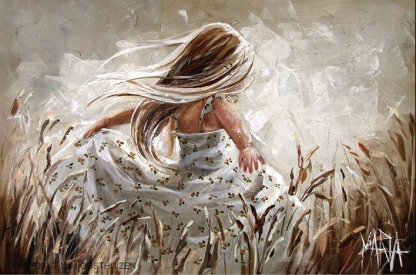 María Magdalena Oosthuizen: el artista de la pintura de su propia felicidad