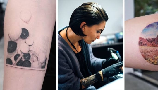 Masterpieces of world art on tattoos of Eva Karabudak Masterpieces of world art on tattoos of Eva Karabudak