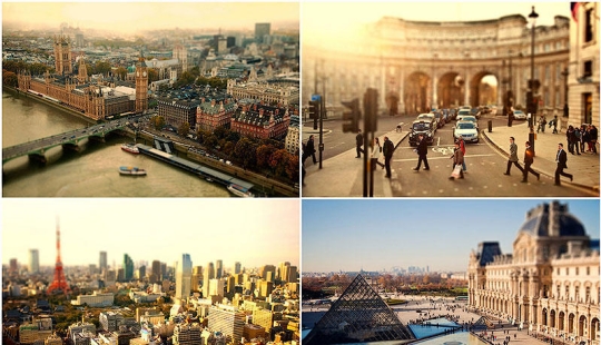 "Miniaturization" of megacities by Ben Thomas "Miniaturization" of megacities by Ben Thomas