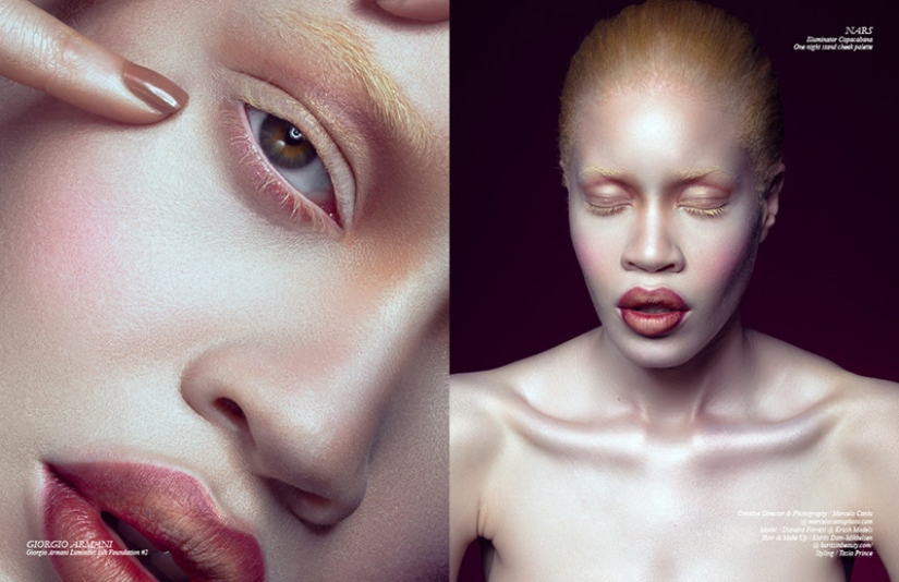 Modelos con defectos en la apariencia: fealdad o un punto culminante?