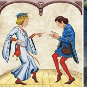 Modern Movie Posters in Medieval Style Modern Movie Posters in Medieval Style