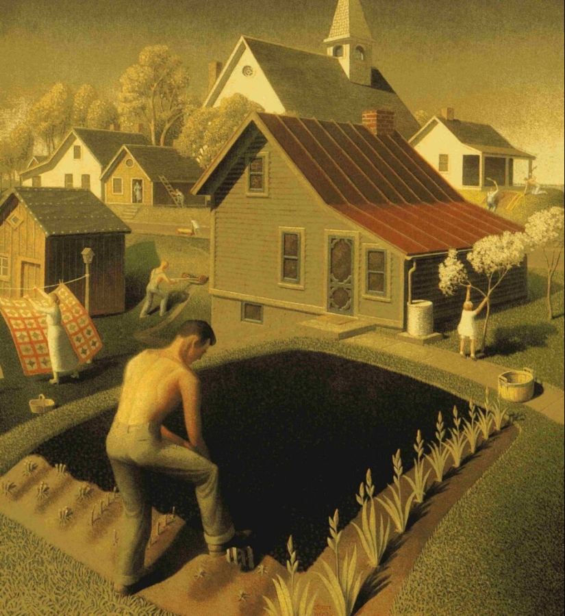 Modest Grant Wood: el secreto del autor de “American Gothic”