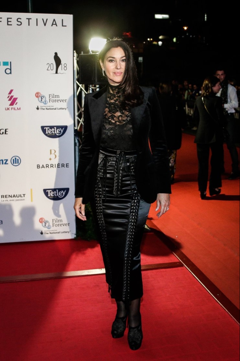 Monica Bellucci's Top 15 Black Dresses, or Passion in Italian