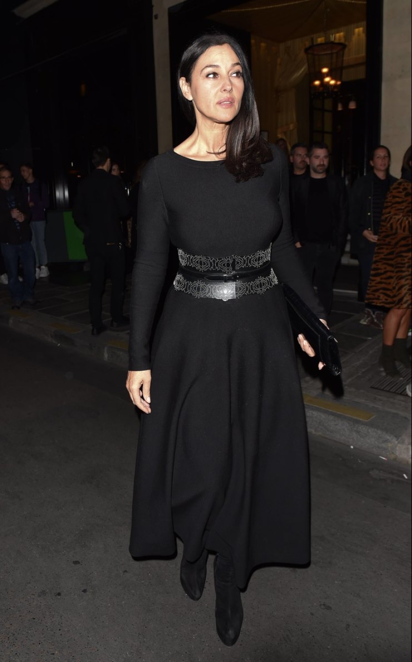 Monica Bellucci's Top 15 Black Dresses, or Passion in Italian