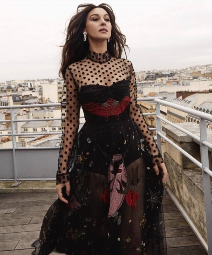 Monica Bellucci's Top 15 Black Dresses, or Passion in Italian