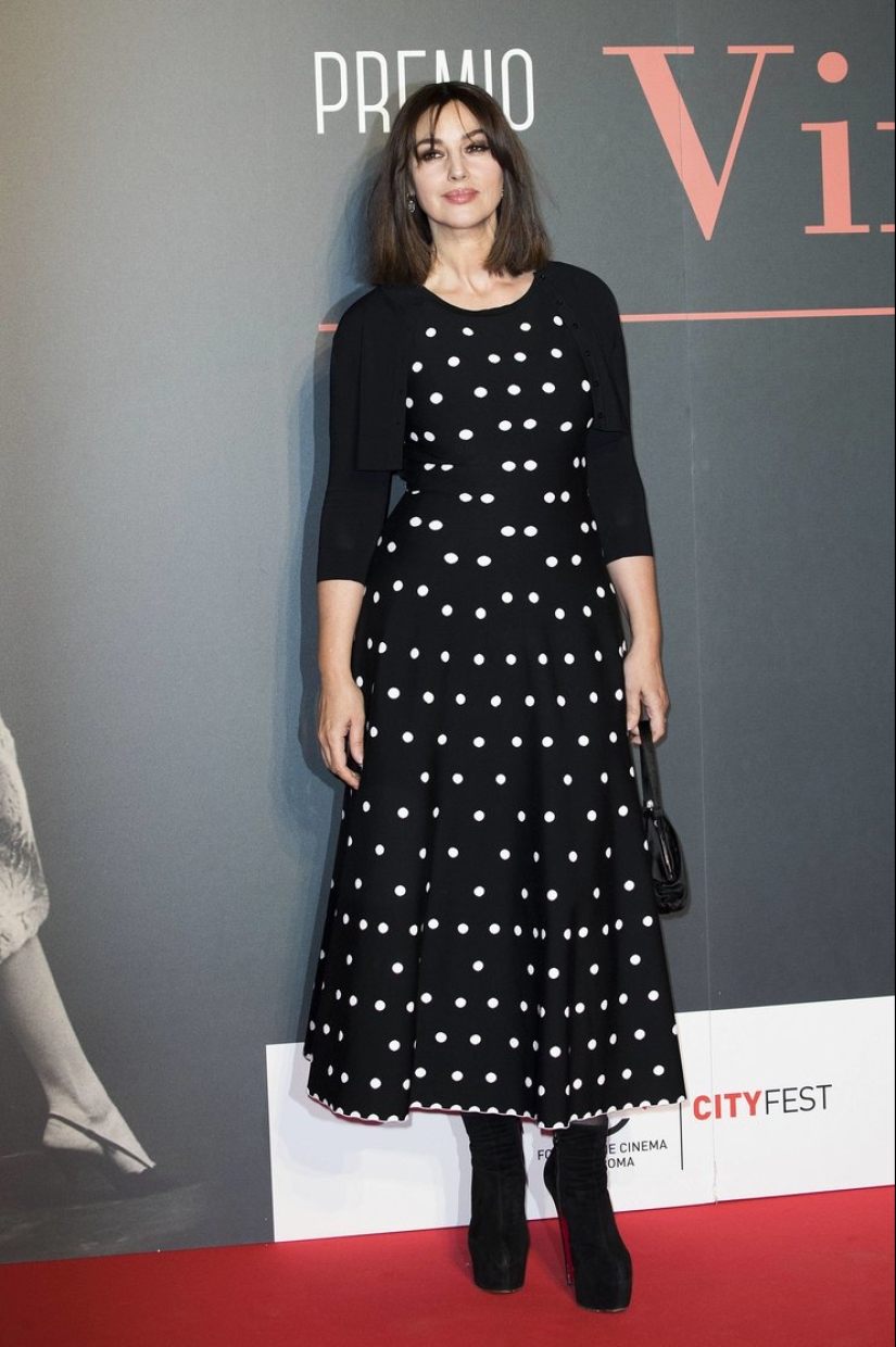 Monica Bellucci's Top 15 Black Dresses, or Passion in Italian