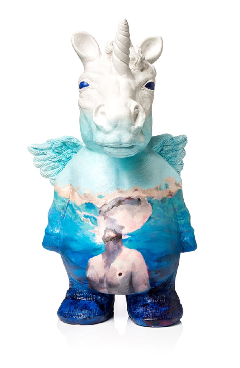 Monstruos lindos del artista Borge Sanchez